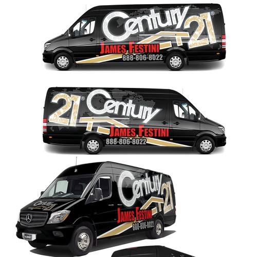 Real Estate Graphics for a Mercedes Sprinter Wrap