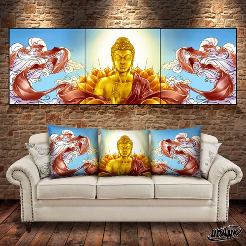 buddha on pillow