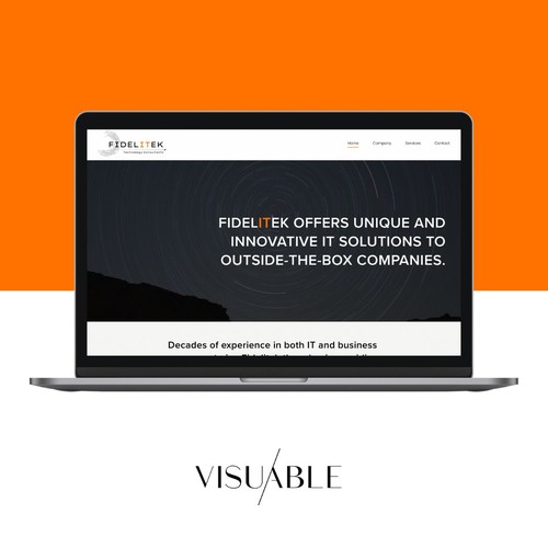 Squarespace Website for a Tech Consulting Firm