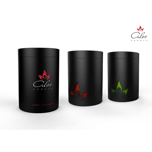 Create the next product packaging for Alov Candle