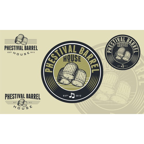 Create the next logo for Phestival Barrel House
