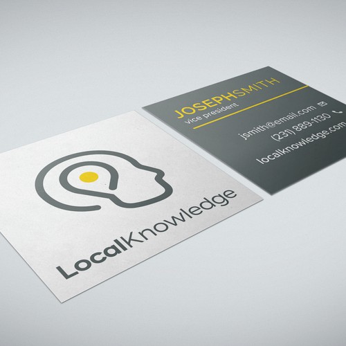 Modern Square Business Card