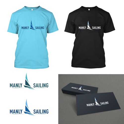Logo Concept of MANLY SAILING