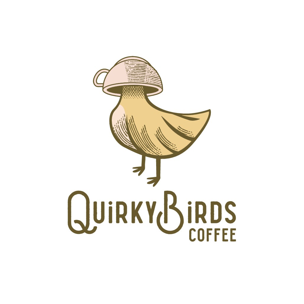 A quirky logo for a mobile coffee cart