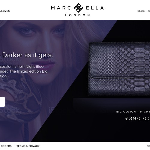 Marc Ella Website design