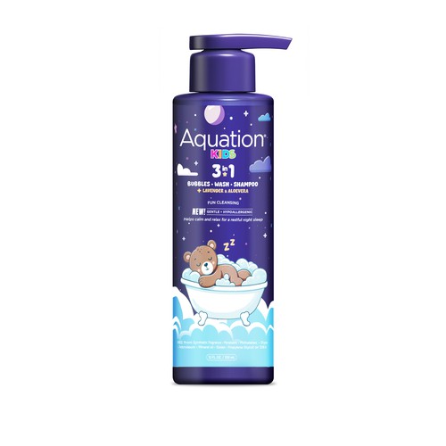 Baby Bath 3in1 Bottle Label