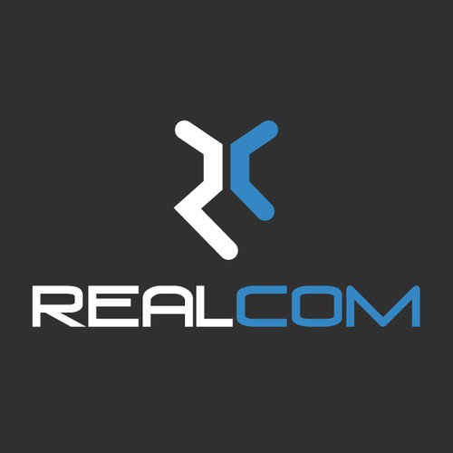 logo and business card pour REALCOM