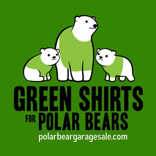 Green Shirts For Polar Bears