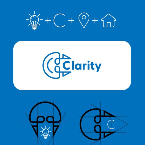 Logo design for Clarity real estate
