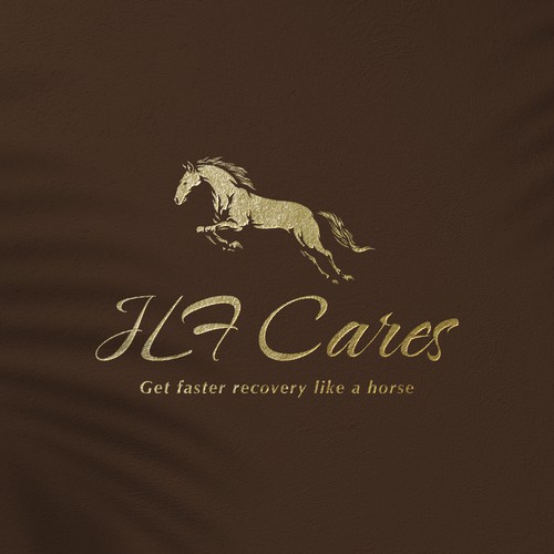 JLF Cares logo design