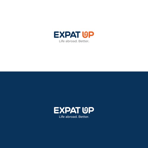 Expat Up logo design