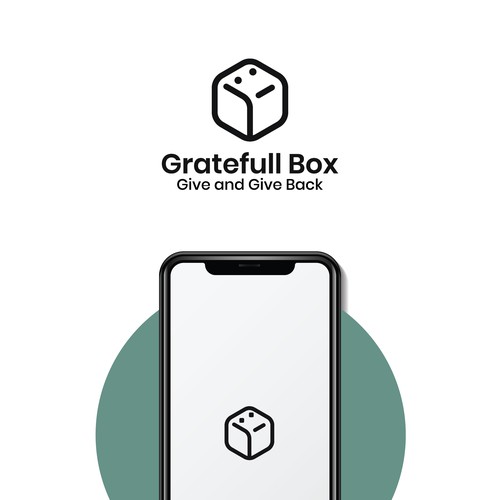 Minimal Box and Dog Logo