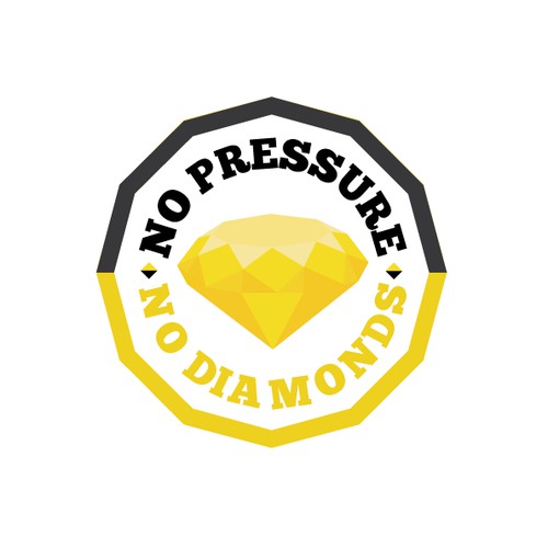 No Pressure No Diamonds  needs a new logo