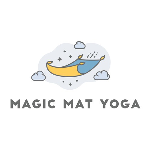 Logo for educational yoga for kids