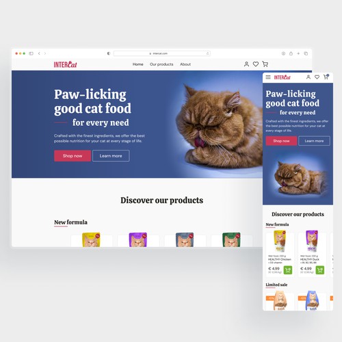 InterCat - Ecommerce Web App