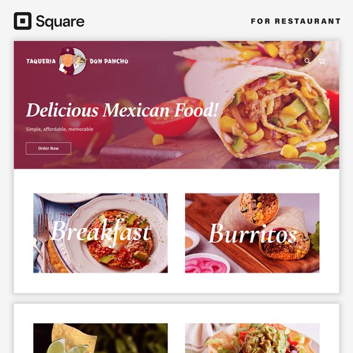 Square online for Restaurant 