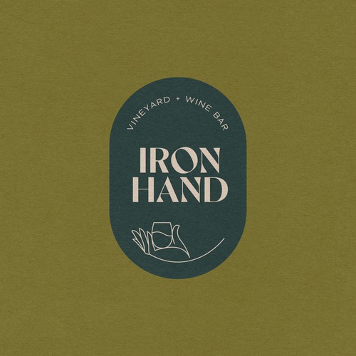 IRONHAND Vineyard + Wine Bar Logo