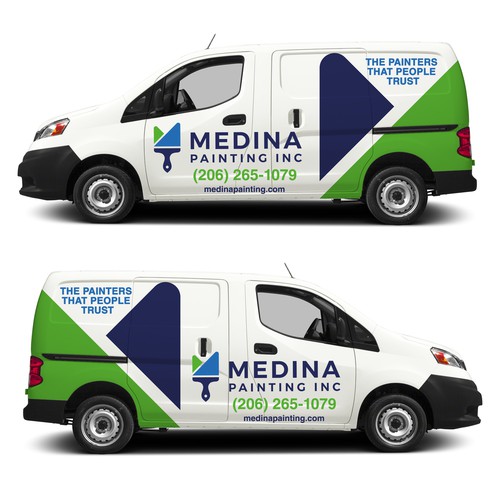 Medina Painting Van Wrap