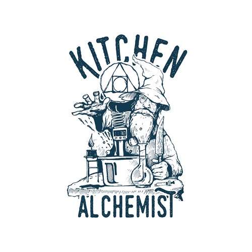 Kitchen Alchemist - T-shirt Design Concept