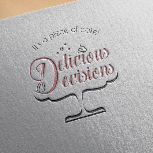 Elegant, Mouth Watering Logo for Dessert Chef