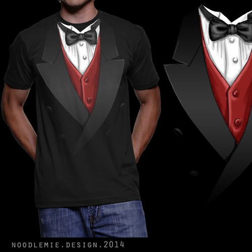 T-Shirt "Tuxedo" - multiple Winner possible