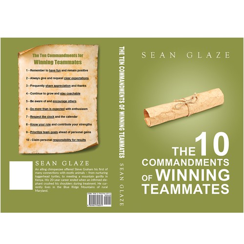 winning teammates book cover design