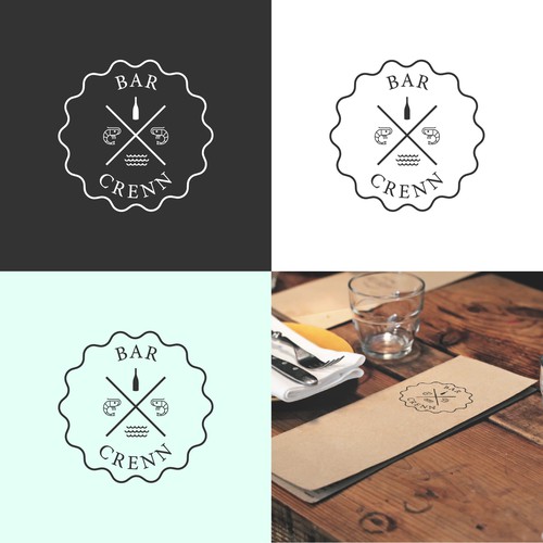 Logo concept for bar