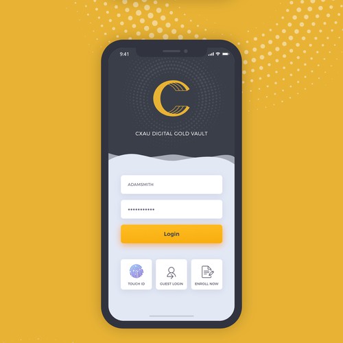 CXAU Cryptocurrency App