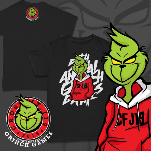 Entry for "the Grinch" Themed T-shirt