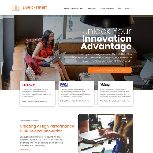 LaunchStreet helps organizations and individuals innovate.