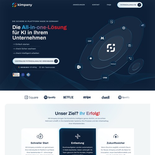 AI Company Website Design