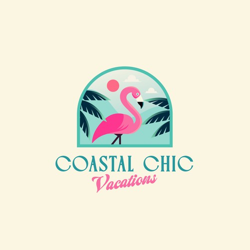 Flamingo Logo for a Property Management Company