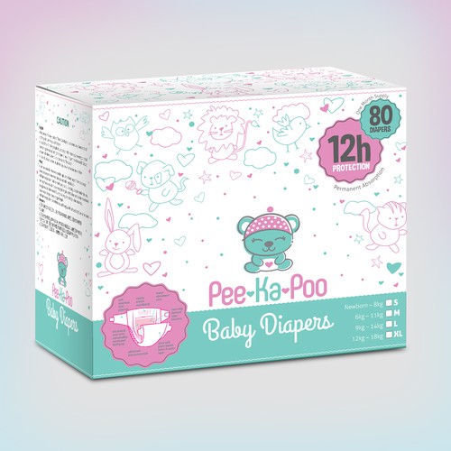 packaging for diapers