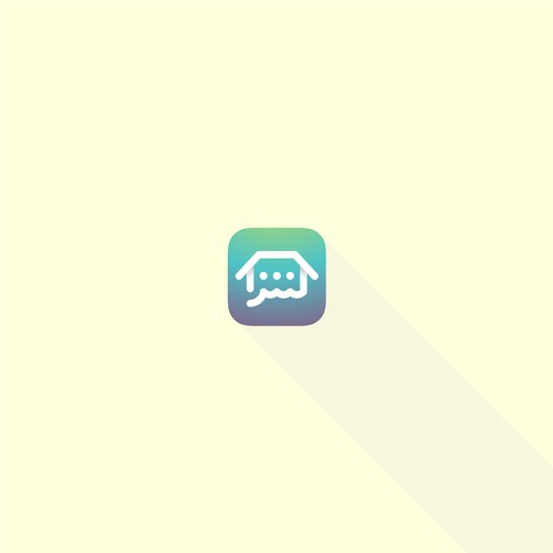 Simple icon for Palapa messaging app