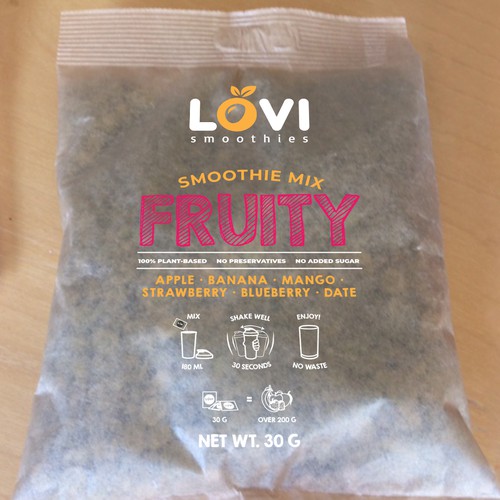 Packaging Design for a Smoothie Mix