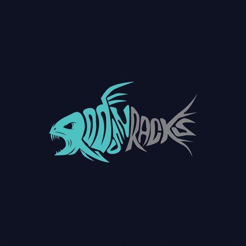 Fish Typography logo