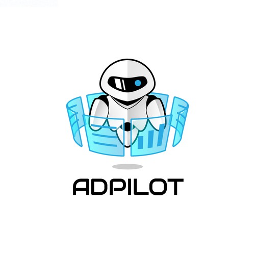 Robotic logo concept for Adpilot