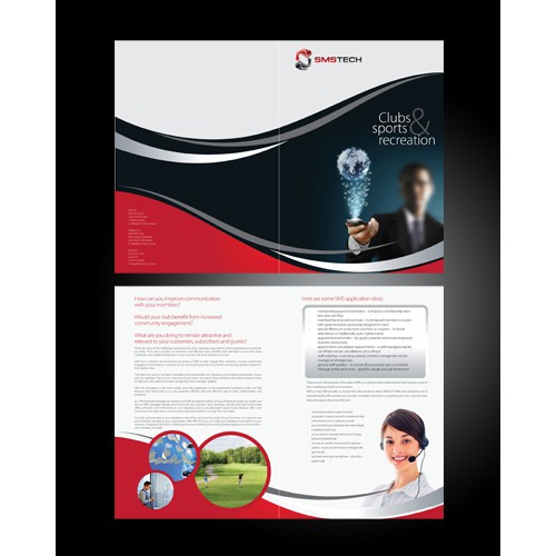 Help SMS Tech with a new brochure design