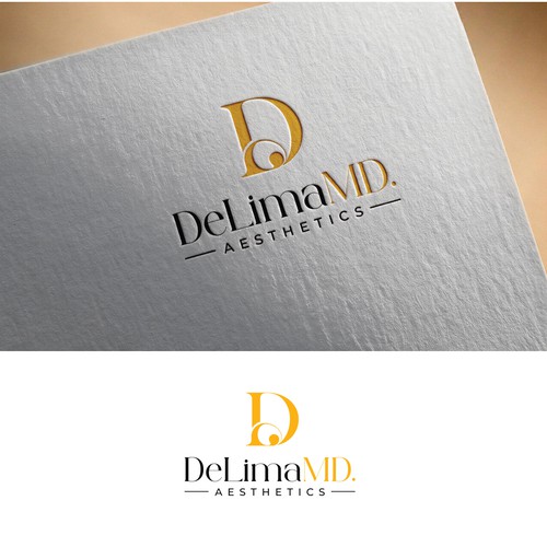 DeLimaMD Aesthetics Logo Design