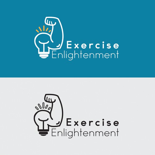 Logo concept for a physical fitness org