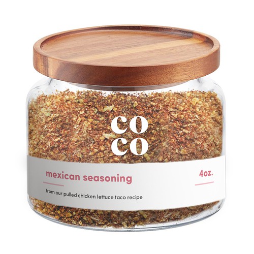 Label design concept for COCO spice brand