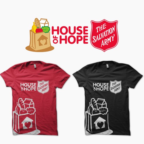 99nonprofits: New logo wanted for "House of Hope", if possible adding "The Salvation Army" if it fits the design