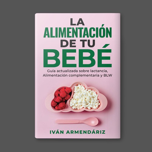 Modern Book Cover Design for Baby Nutrition Guide