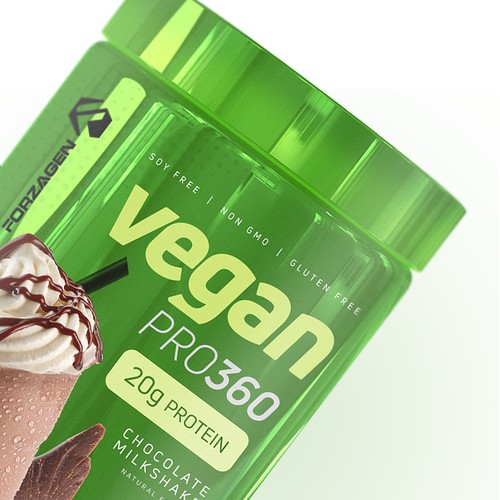 forzagen vegan protein shake