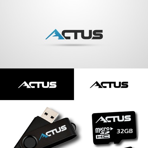 Actus Memory logo for a world class flash manufacturing firm in Taiwan