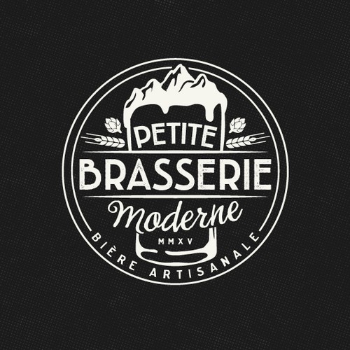 Logo for a french microbrewery