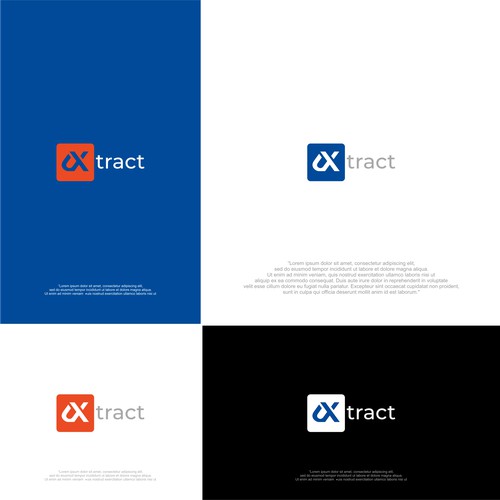 logo concept for uXtract