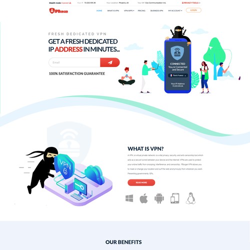 VPN Service Needs a Strong New Homepage