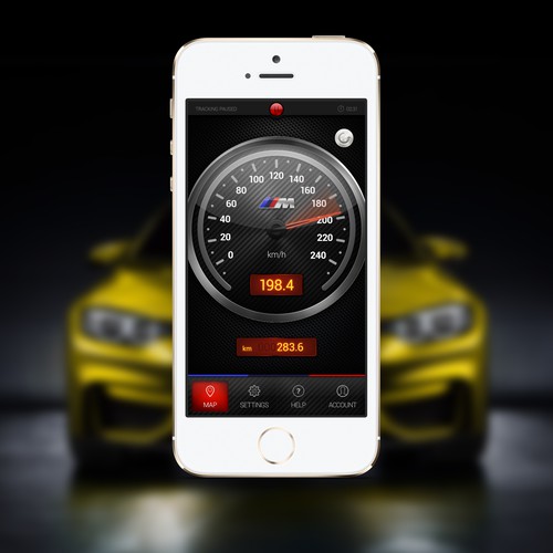 BMW M Power Speedometer APP Design