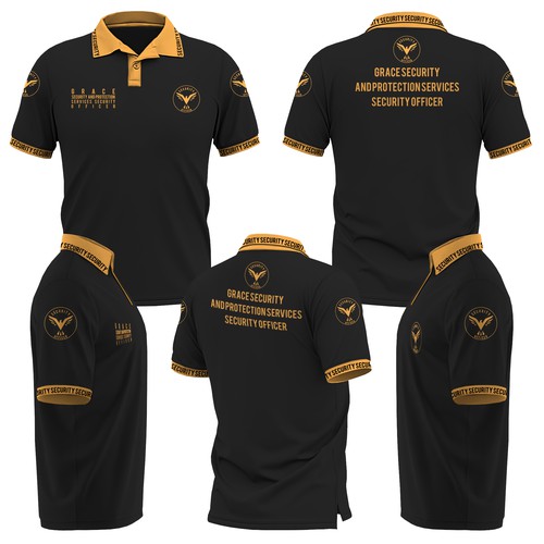 Design a custum Polo shirt for a Security Company